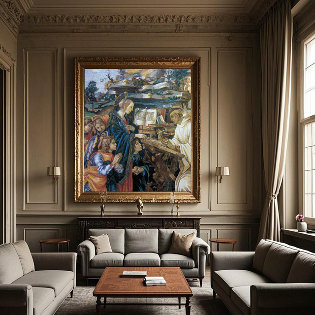 The Vision of Saint Bernard – Religious Art Mosaic