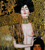 Gustav Klimt, Judith I by Hand Cut Mosaic Artwork