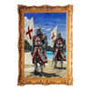 Handcrafted Mosaic of Knights