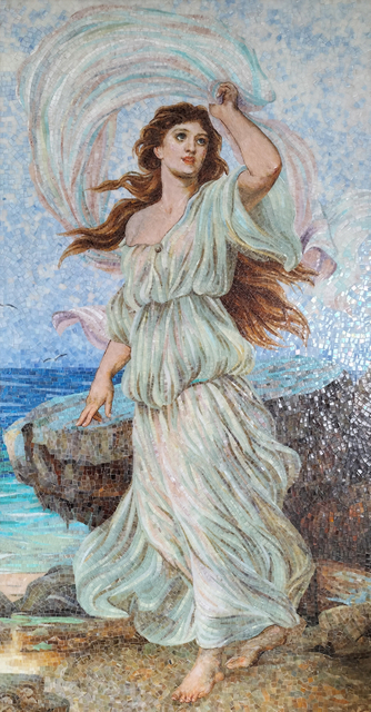 Miranda’s Gaze – Hand-Cut Mosaic Tribute