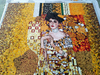 Lady in Gold & Ice Jade Mosaic Tribute to Adele Bloch-Bauer