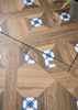Wood Texture & Classic Pattern Ceramic Tile 48233C
