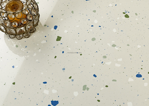 Double Loaded Polished Terrazzo Look Floor Tile AA06T