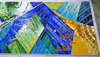 Vivid Mosaic Rhapsody -Hand Cut Mosaic Wall & Backgroud Decor