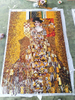Lady in Gold & Ice Jade Mosaic Tribute to Adele Bloch-Bauer