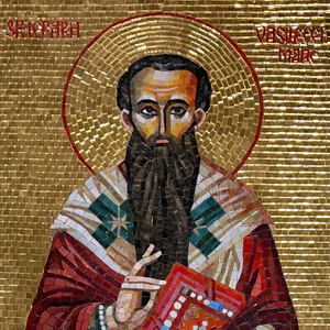 Handmade Gold Foil Mosaic Portrait Artwork