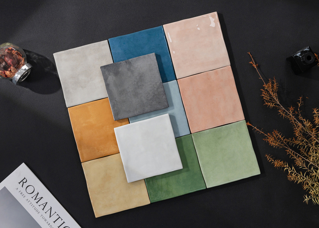 KANDY Tile Series- Gradient Color-ONE item with 8 faces square wall tiles