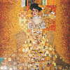 Lady in Gold & Ice Jade Mosaic Tribute to Adele Bloch-Bauer