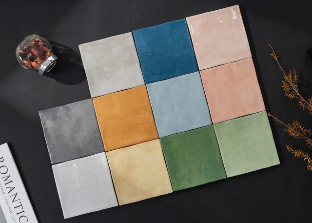 KANDY Tile Series- Gradient Color-ONE item with 8 faces square wall tiles