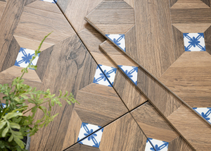 Wood Texture & Classic Pattern Ceramic Tile 48233C