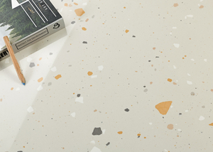 Double Loaded Polished Terrazzo Look Floor Tile AA02T
