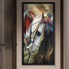 Horse Series-Glass Mosaic and Natural Stone Hand Cut Craft