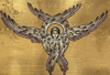 Custom Hand-Cut Angel Mosaic Mural Artwork